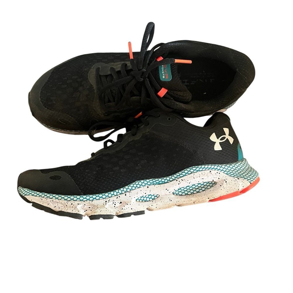 Under Armour Black and Red Sneakers Athletic Style